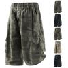Herren Casual Hosen, Sommer Leichte Strandshorts, Dreiviertellange Shorts