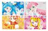Bonus Hirogaru PreCure Set of 4 IC Card Size [Manufacturer's Included] Sky! [Blu-ray] Vol.1 (with Stickers) [Blu-ray]