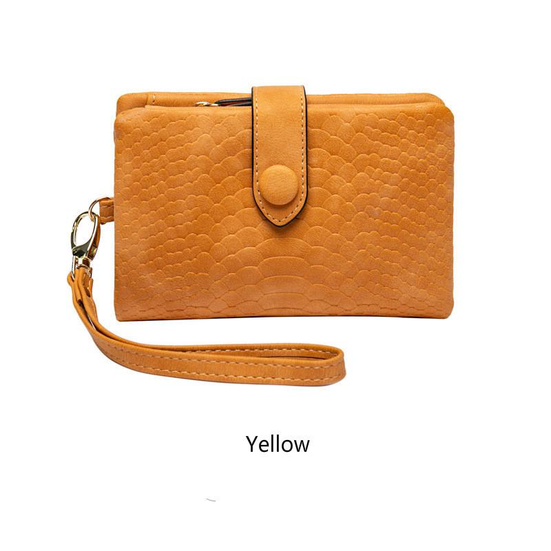 Suede Wallet Snake Leather Clutch Bag OEM Wallet Women's Change Bag Purse