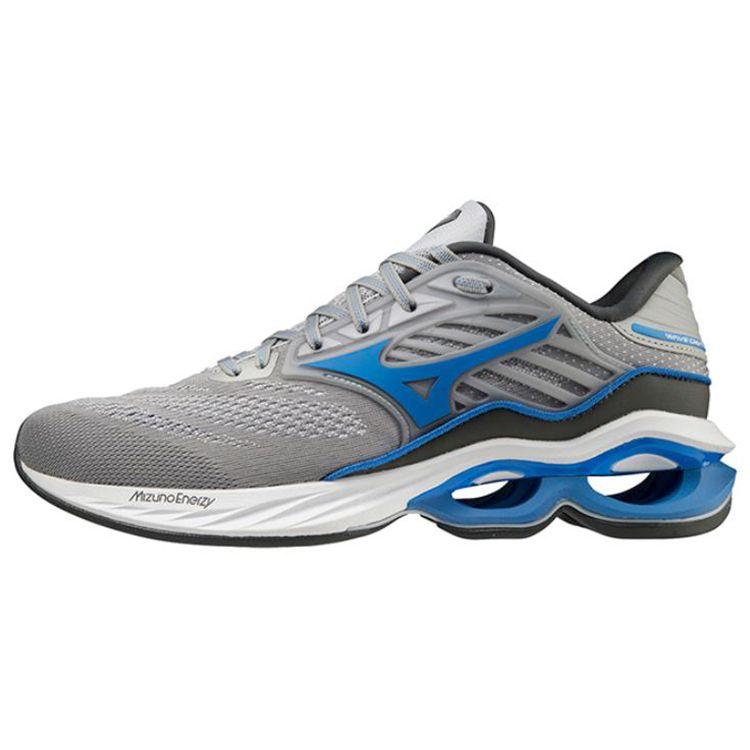 Mizuno Wave Creation 23 Silver Grey Blue Men s Running Shoes J1GC220141 42
