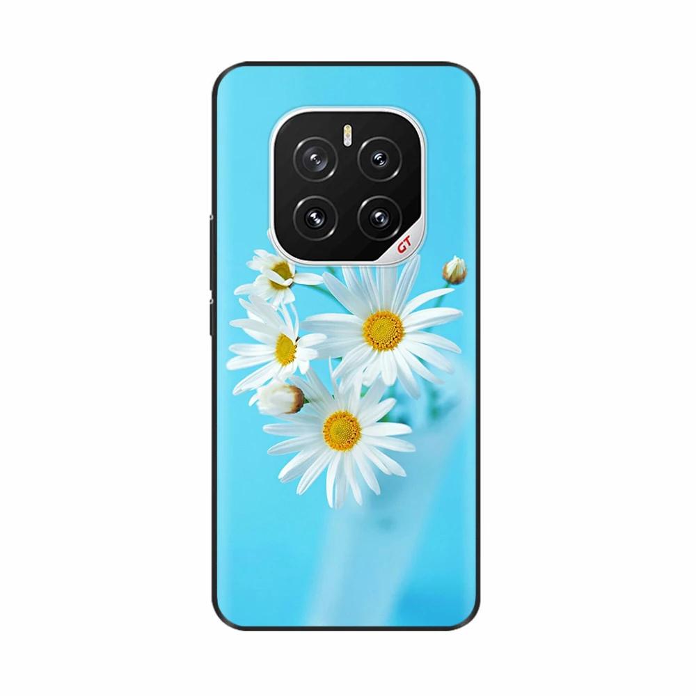 Painted Cover For Honor GT Pro Phone Case for HONOR GTPro Soft Black Silicone Back Cover Shockproof Protective Shell Para Hoesje
