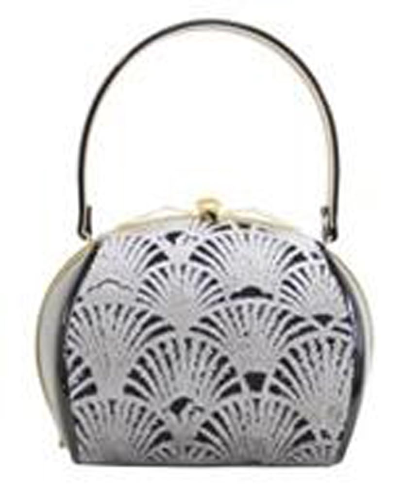 Ando Ginkgo Leaf Bag Black JBC-1 Women's
