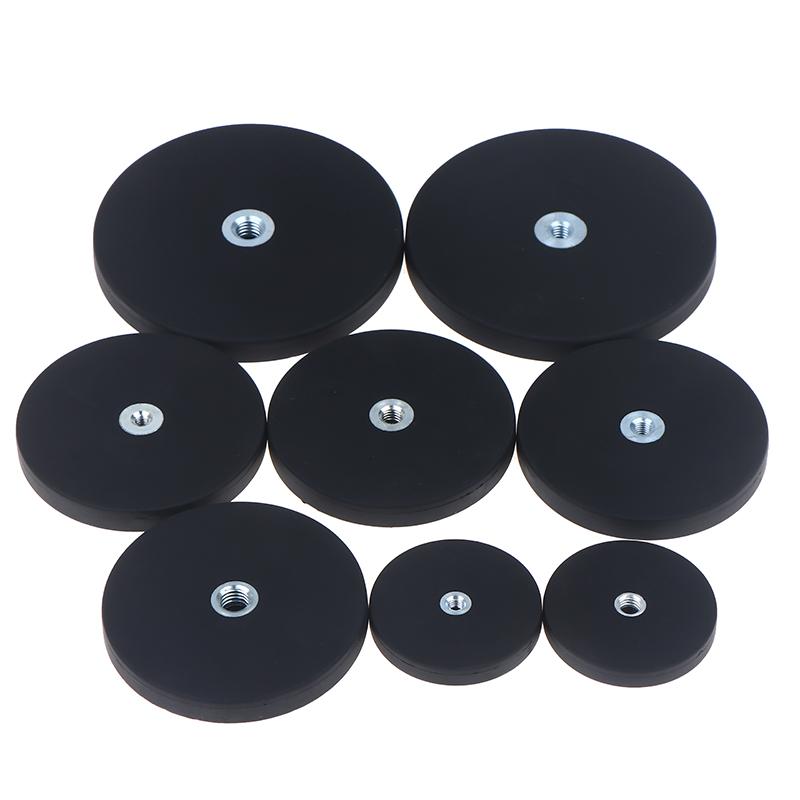 1/2Pcs 43/66/88Mm Bolt Mini Magnetic Base Mount Bracket Clamp Led Work Light Bar Holder For Suv Offroad M4/M6/M8 Internal Thread