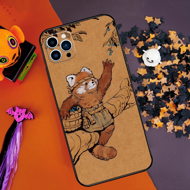 Red Panda Bumper Case For iPhone 16 15 14 Pro Max 11 12 13 Pro Max Mini XR 15 16 Plus 16e Phone Cover