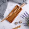 2Pairs Elegant Modern Long Wood Chopsticks 42Cm Comfort Grip Oil Resistant for Hotpot Cooking Stir Fry Noodle Chafing Dish