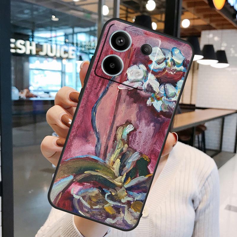 Orchid Flowers Colorful Case For Xiaomi Redmi Note 14 Pro 10 11 12 13 15 Pro Plus Redmi 15C 14C 10C 12C 13C 15 Cover