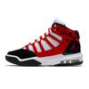 Max Aura Cushioning Slip Resistant Abrasion Resistant High Top Basketball Shoes Unisex Black Red AQ9214-121(Team435-)