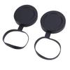 2Pcs Objective Lens Caps Rubber Protective Snug Fit Telescope Lens Cover for ID 61 To 64mm Monocular Binocular