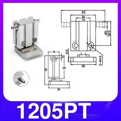 Pneumatic Gripper Cylinder 1205PT 1210PT 1218PT Precision Fixture Micro Switch Manipulator Holding Fixture Cylinder