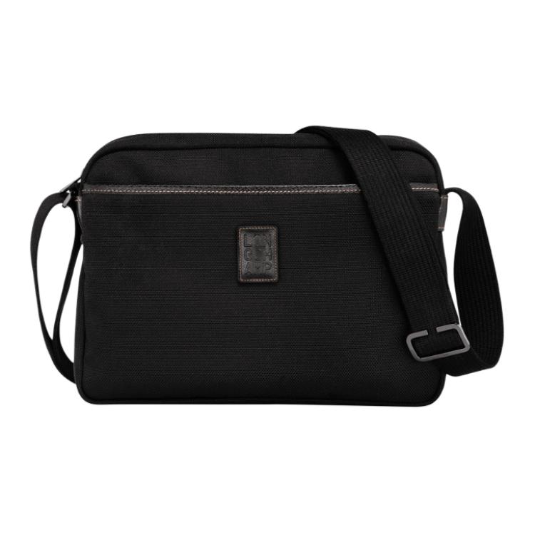 

Longchamp Boxford Zipper Closure Logo Camera Bag Unisex Shoulder Bag Black 20053080001 Basic Set (Bag)