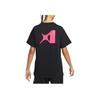 Nike Printed Loose Fit Crew Neck Short Sleeve T-Shirt Women Tops Black HQ1697-010