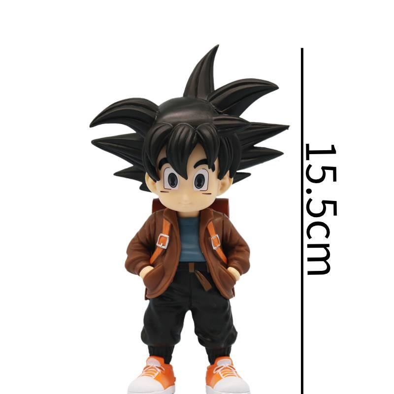 Son Dragon Ball Goten Figurine Q Version Student Model Anime Statuary Toys Gift