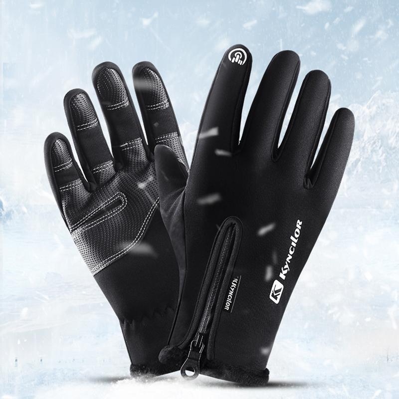 Hiking Gloves Full Finger Windproof Anti-stick Waterproof Climbing Mount Bicycle