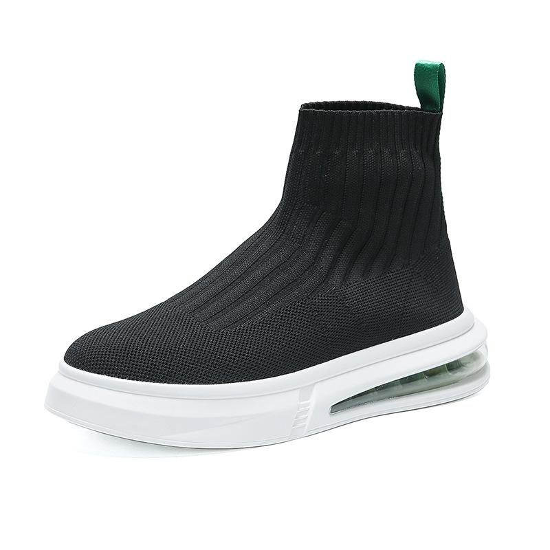 Men's Shoes Breathable Fly-woven Shoes Cloth Shoes Spring and Autumn Socks Shoes Casual Trendy Shoes Fashion Wenzhou Shoes Shake Fast Live Stream