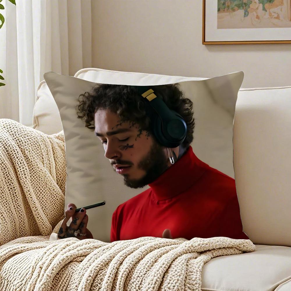 Singer PPost MMalone Cushion Cover Pillowcase Antidustmite living Room Sofa Decor Cushion Room