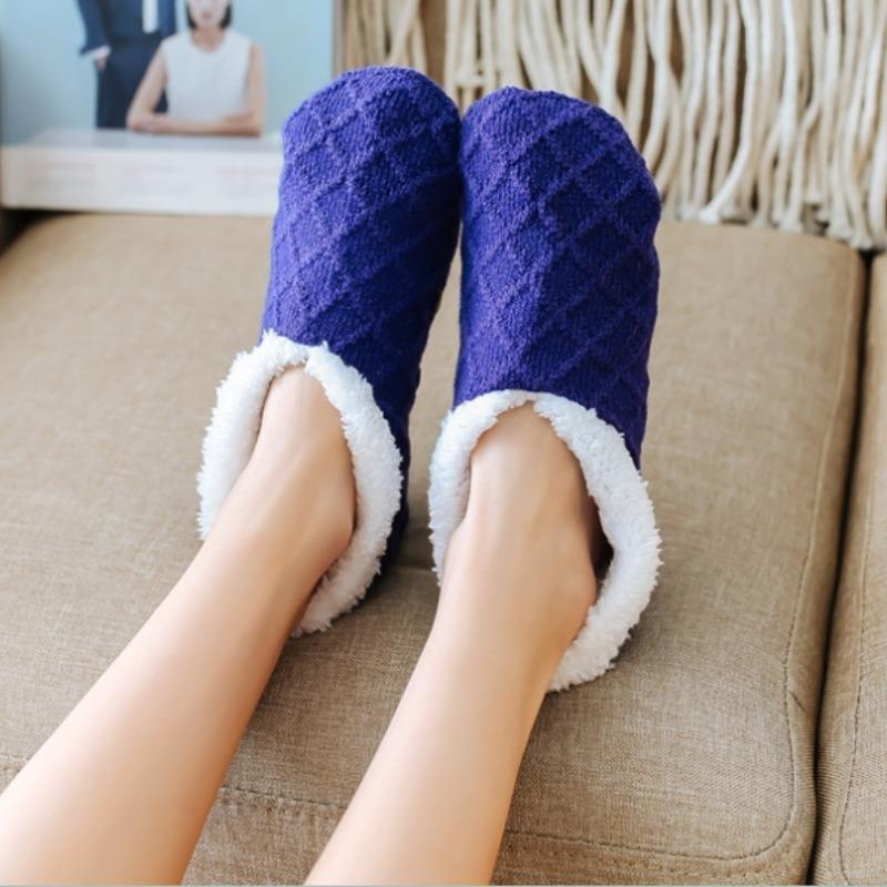 Winter Dicke Socken Frauen Verdicken Warme Hause Schlafzimmer Socken Hausschuhe Männer Rutschfeste Fuß Wärmer Schnee Socken