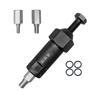 Metal Lubrication Fitting Service Tool with Thread End for Equipment Care, Manual Passage Cleaner for Garage Use