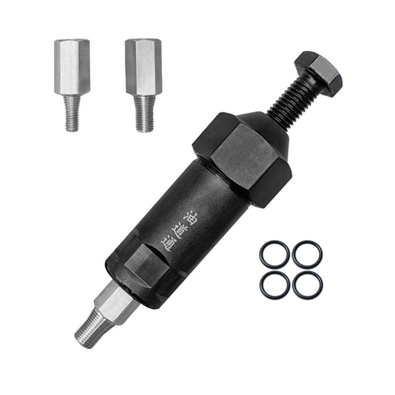 Metal Lubrication Fitting Service Tool with Thread End for Equipment Care, Manual Passage Cleaner for Garage Use
