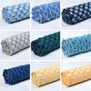 50x160cm Tassel Plaid Cotton Denim Fabric Retro Style Washed Denim Designer Fabric For DIY Coats Pants Sewing Textile Material