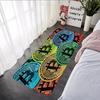 Bitcoin Floor Mat Graphic Printed Flannel Doormats for Bathroom Kitchen Entrance Carpet Home Decor
