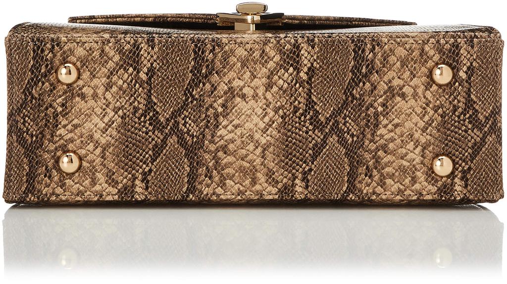 Lily Brown Trapezoid Handbag LWGB211313 BEG Women's