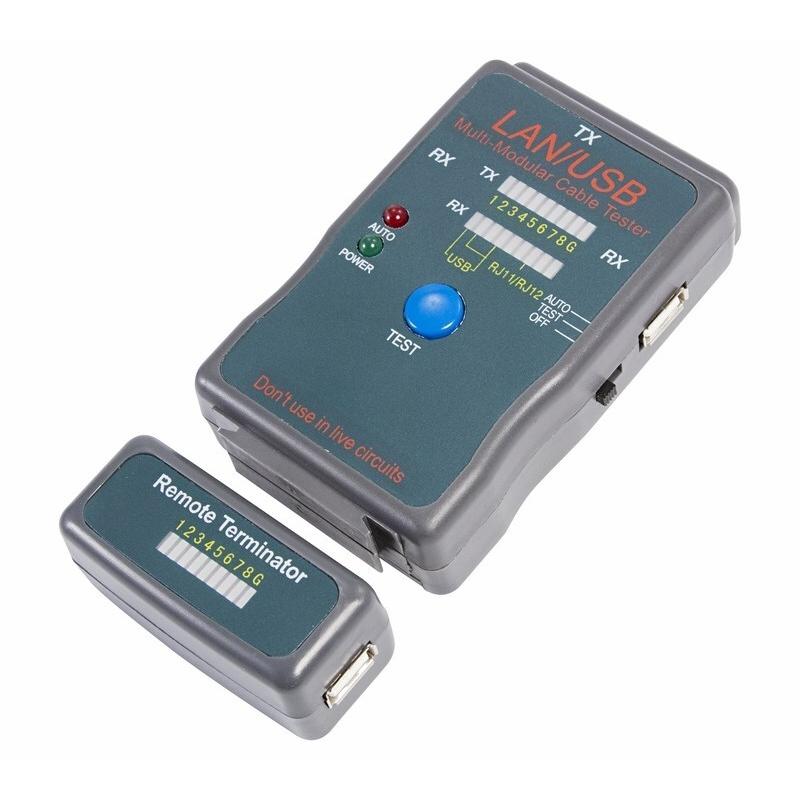 

Кабельный тестер Rexant Universal Rj-45 USB 251454 12-1011