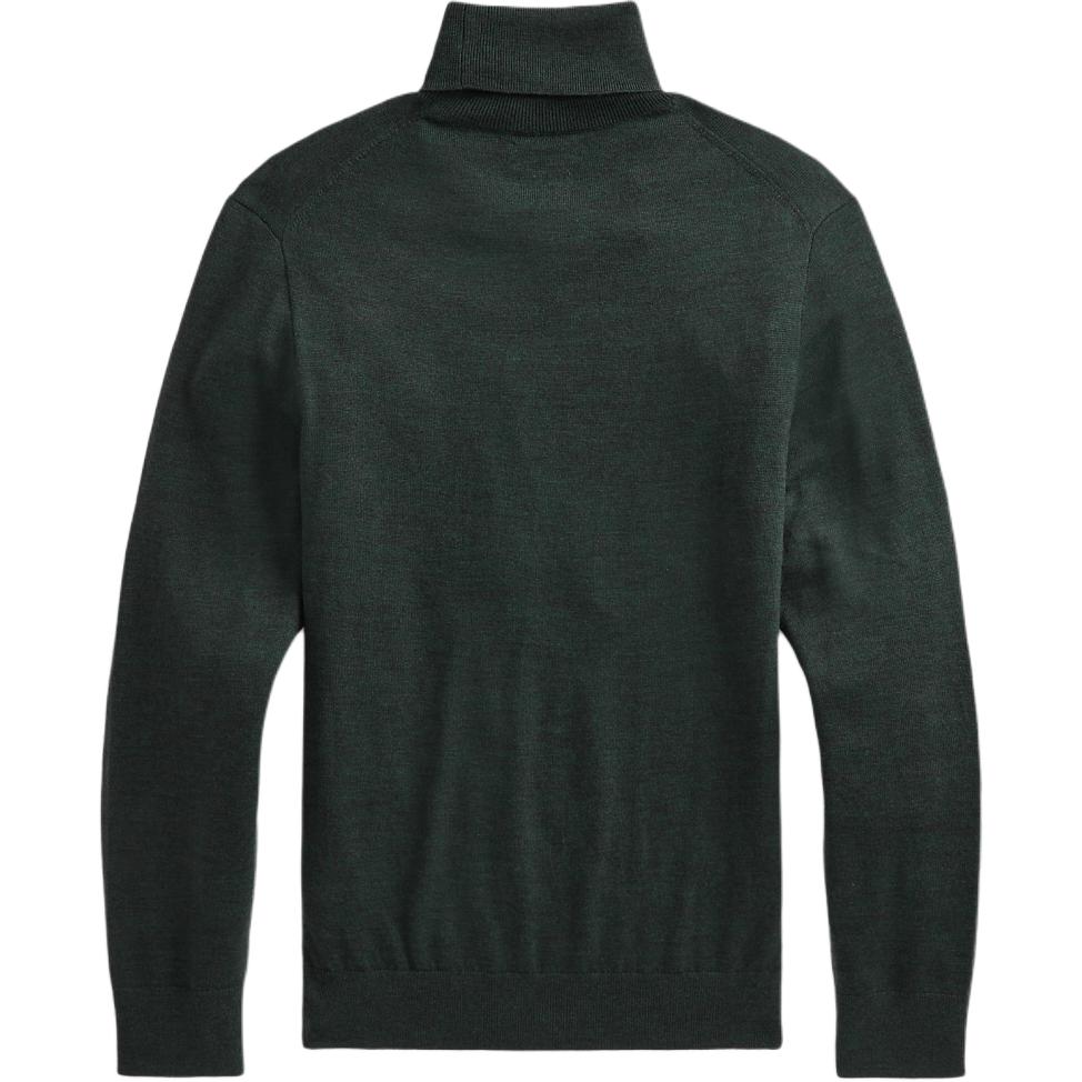 Polo Ralph Lauren FW25 Small Pony Logo Embroidered Solid Color High Neck Knit Long Sleeve Wool Sweater Men sweater 710637587-010