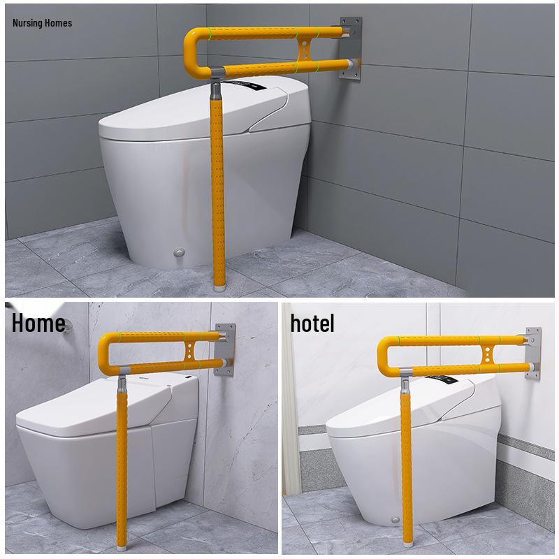 Foldable Bathroom Safety Handrail: Age-Friendly Toilet Grab Bar