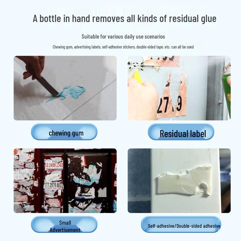 Concentrated Adhesive, Tar, and Asphalt Remover - Strong Degumming Cleaning Agent for Cars