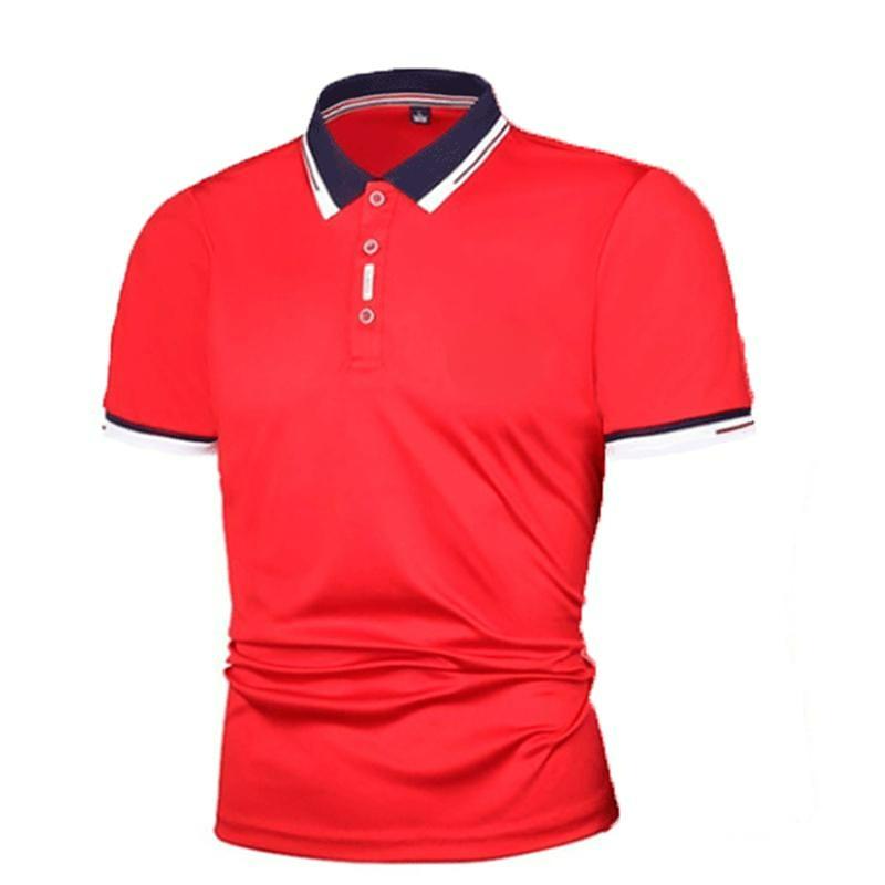 Summer New Crocodile Polo T-shirt Men's Sports Fashion Short-sleeved Loose Breathable Casual T-shirt Yasheng