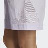 Adidas Casual Drawstring Waist Spliced Sports Shorts Women Bottoms Light-Purple HE9956