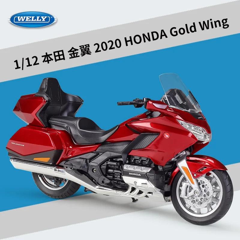 

Welly 1/12 Honda Gold Wing 2020 Литийовий Метал Спортивний Гоночний Мотоцикл Модель Мотоцикл Колекційні