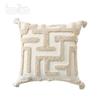 Delicate Tufted Embroidery Pillowcase Super Soft Boucle Velvet Cushion Cover Luxury Plush Textured Pillow Cover