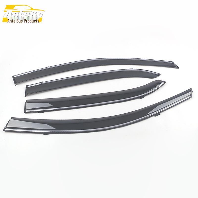 

Совместимы с 12 дефлекторами дождя Surui, с пластиковыми яркими полосами - Стильный автомобильный аксессуар для отделки.