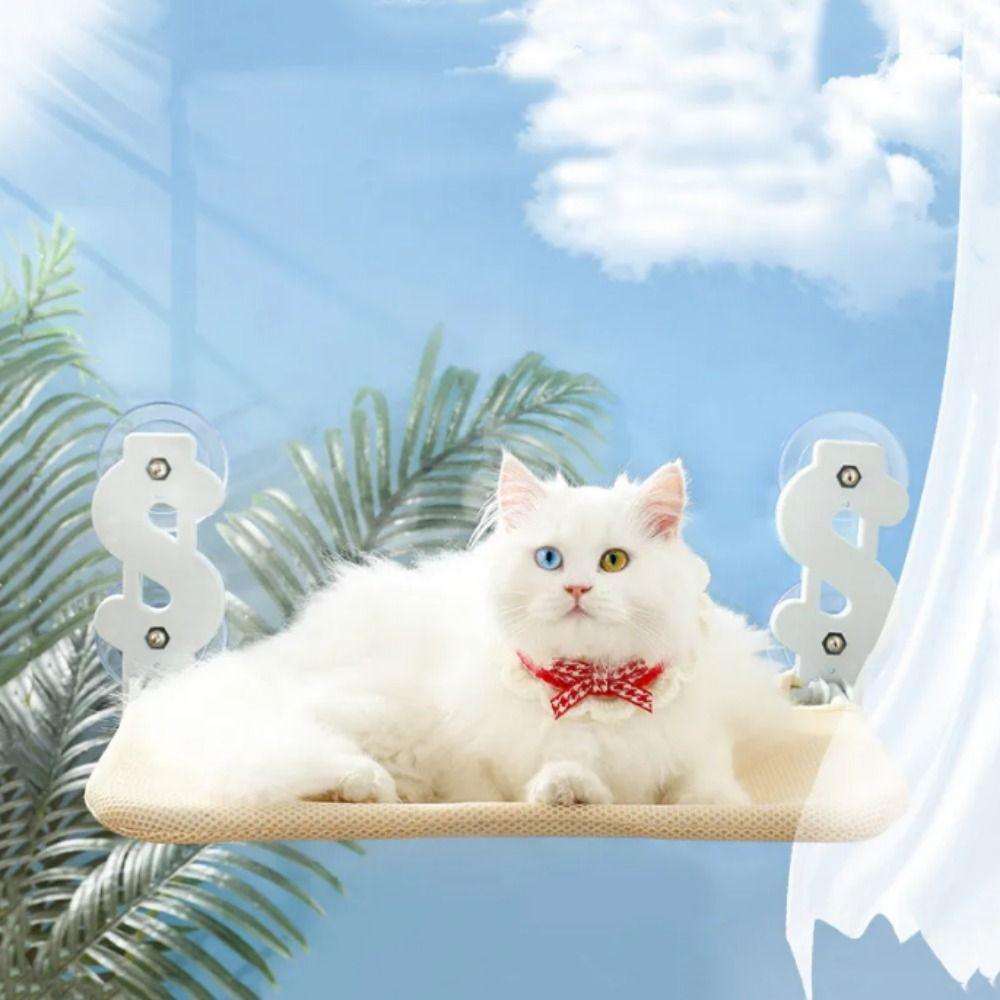 

Кошачий коготь/USD Форма присоски Гамак для кошек Подвесной гамак для кошек на окне для котенка