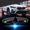 Glanssvart Spegelkåpa För BMW X1 F48 X2 F39 F44 F49 F52 G29 2-serie Touring Sidospegel Yttre backspegel Spegelkåpa
