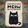 Metal Wall Art Funny Cat Tin Sign Retro Home Decoration JOOM2025