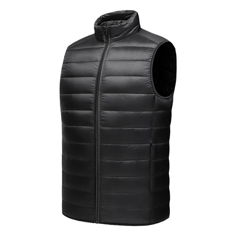 Down Jacket Men's Vest Fashion Stand-up Collar Vest Light Down Vest Men's Thermal Top