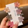 6 Färgglada Små Blomma Hårklämmor Söt Koreansk Stil Mode Hårspännen Lämpliga för Daglig Användning Håraccessoarer