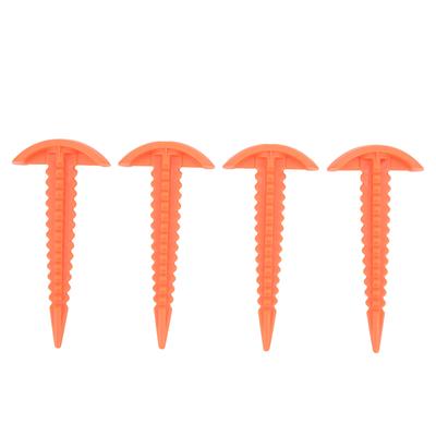 4pcs Plastic Drone Apron Landing Pad Ground Nail Set Support Fixed Rod Windproof Nail