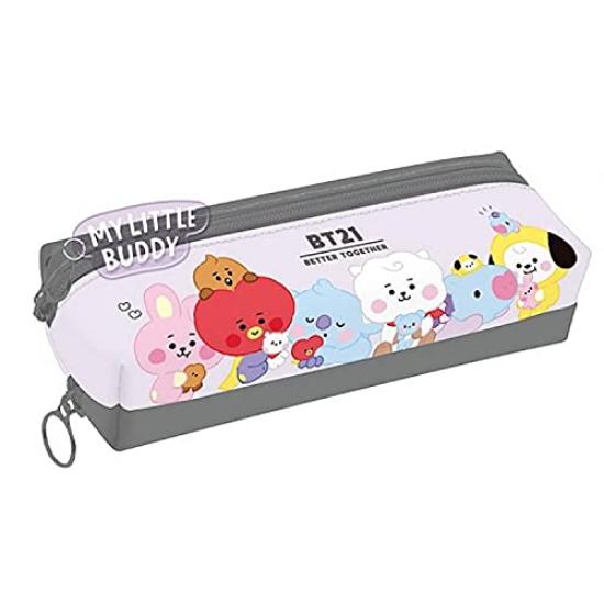 

Kamio Japan BT21 2 Room Pen Case Chibi Nui Up LINE FRIENDS [037137]