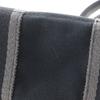 HERMES Fourre ToutPM Handbag black canvas unisex Used