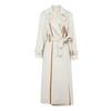Fashionable Color Block Woolen Coat with Thickened Clothes for Women In Autumn and Winter