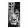 For Samsung S25 S 25 Ultra Hard Tempered Glass Case Capa Coque Bumper For Samsung Galaxy S 24 S24+ FE Wolf Phone Back Cover