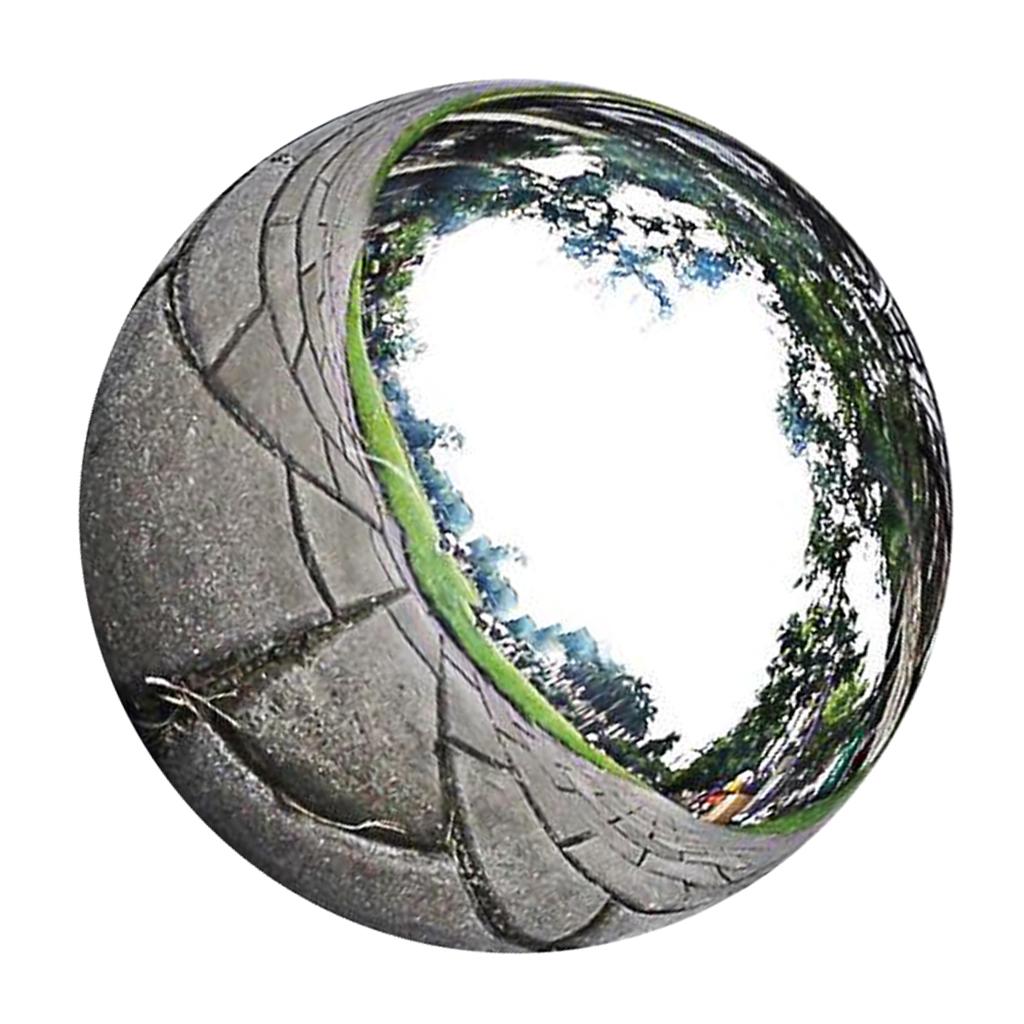 Silver Stainless Steel Sphere Metal Garden Decoration High Shine Mirror Ball for Home Office Outdoor Design