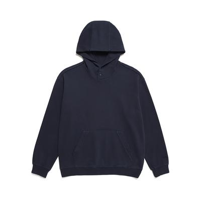Garment-Dyed Pigment Hoodie Navy