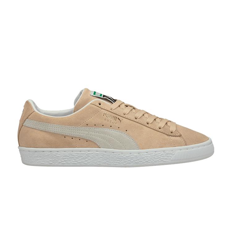 Puma Suede Classic 21 Shifting Sand Unisex Sneakers Pink White 374915-09