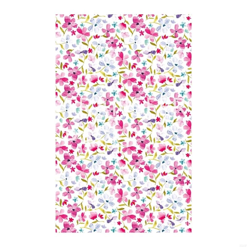 HX6F Artistic Clay Picture Transfers Delicate Earrings Designing Clay Transfer Paper with Floral Patterns