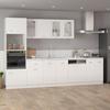 VidaXL Hanging Glass Cabinet White 80x31x60 Cm Engineered Wood 802529