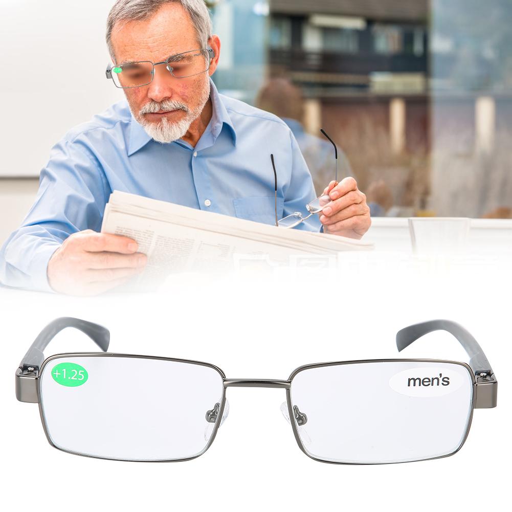 Occhiali presbiopi Da uomo Occhiali da lettura portatili in acciaio  inossidabile + 1,25 gradi acquista in modo economico — spedizione gratuita,  recensioni reali con foto — Joom